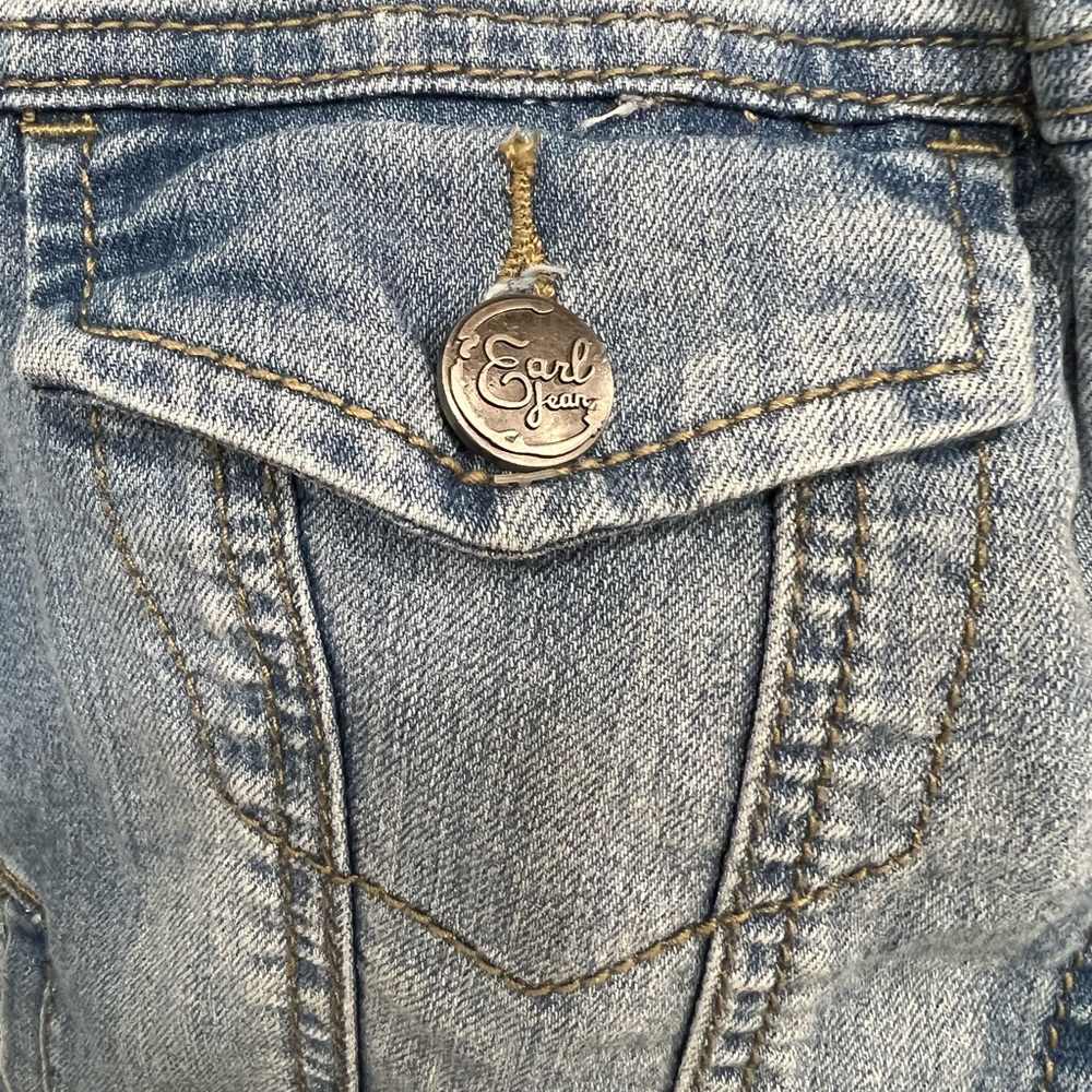 Earl Jeans‎ Light Blue Denim Vest - Picture 3 of 7